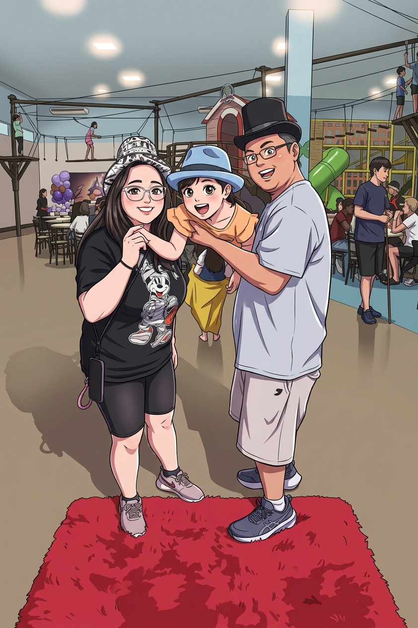 Resultado criado com Inteligência Artificial no estilo Anime