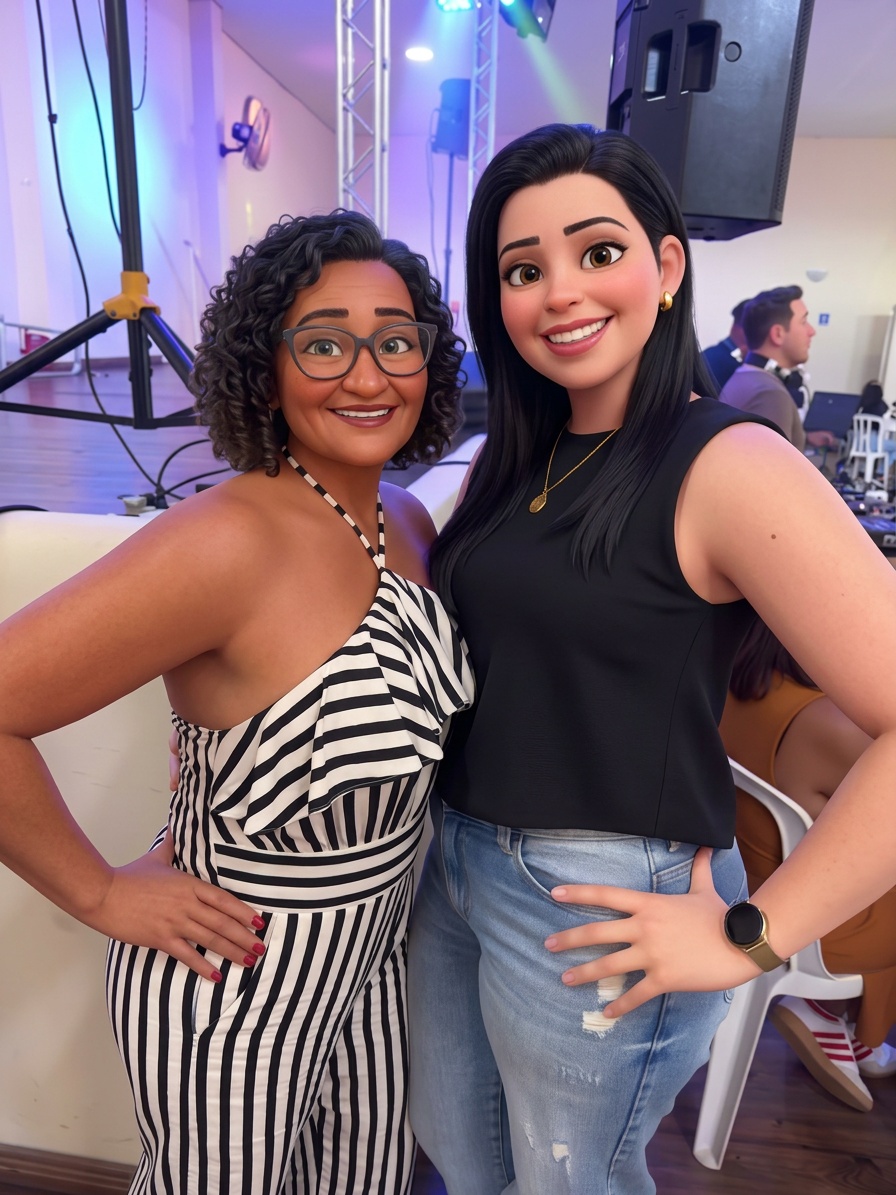 Foto transformada com Inteligência Artificial — Universo Encantado